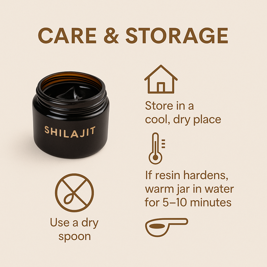 Pure Himalayan Shilajit Resin – 30g / 50g / 100g – Lab-Tested, Mineral-Rich