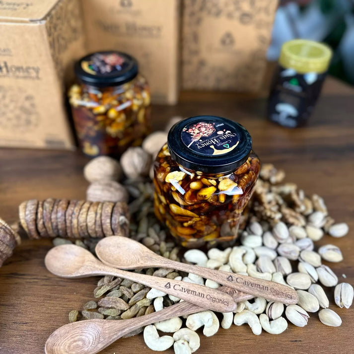 Nuts Honey | Natural Energy Booster | Supports Heart Health - Rich in Antioxidants